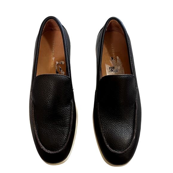 VITTORIO RUSSO Cedrick Loafer Leather Mens Sz 8M - Picture 2 of 7